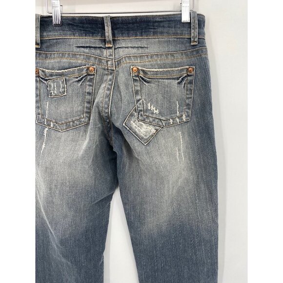 RALPH LAUREN POLO Jeans COMPANY CROP CUFFED DISTRESS SIZE 29 NWT - Picture 5 of 5